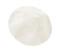 Boina verde Sombreros Mujer Versatile Trendy Artist Hats Knitted and Warm Boina Terra, Blanco, M