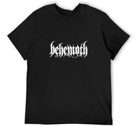 BOINAITS Adult T-Shirts Behemoth Fit Casual Graphic Short Sleeve Tops Black XXL
