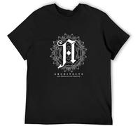 BOINAITS Architects Mandala T-Shirt Fit Casual Graphic Short Sleeve Tops Black M