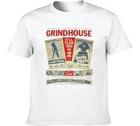 BOINAITS Grindhouse Double Feature Planet Terror Death Proof T-Shirt White S