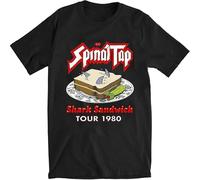 BOINAITS Hipster Tees Summer Mens T Shirt Spinal Tap Awesome 100 Cotton Tshirt for Man Black L