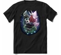 BOINAITS Hollow Knight T-Shirt Unisex Merch for Men Casual Graphic Comfortable Tops Black L