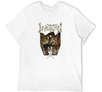 BOINAITS Incantation Profane Nexus T-Shirt Fit Casual Graphic Tops White XL