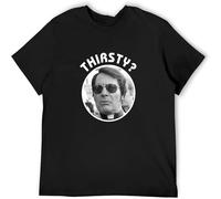 BOINAITS Jim Jones Thirsty for Kool Aid Casual Custom Short Sleeve Cotton T Shirt Black M