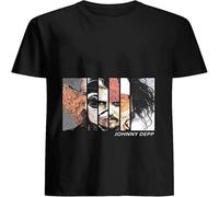 BOINAITS Johnny Depp Characters 10 T Shirt for Men T-Shirt Black M