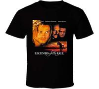 BOINAITS Legends of The Fall Brad Pitt 90 Retro Movie T Shirt Black S