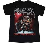 BOINAITS Massacra Enjoy The Violence Death Thrash Metal Loudblast T-Shirt Black M