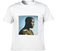 BOINAITS Men's A$AP FERG Bootleg Trap ASAP Mob Merch Cotton T Shirt White L