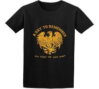 BOINAITS Men's A Day to Remember for Those Who Have Heart Cotton T Shirt Black S