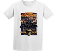 BOINAITS Men's Byone SL Panther All You Can Eat Tour Cotton T Shirt White 3XL