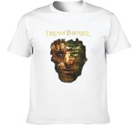 BOINAITS Men's Dream Theater Metropolis Cotton T Shirt White XXL