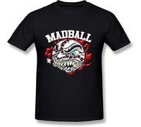 BOINAITS Men's Madball Hardcore Punk T Shirt Fit Casual Graphic Tops Black XXL