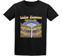 BOINAITS Men's Radio Moscow Magical Dirt Fun Cotton T Shirt Black L