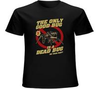 BOINAITS Starship Troopers Dead Bug Unisex Adult T Shirt for Men Black L