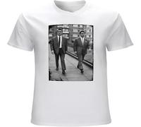 BOINAITS The Kray Twins T-Shirt Brothers Gangster T Shirt Men White 3XL