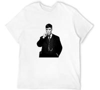 BOINAITS Thomas Shelby Cult Series Mens T-Shirt White M