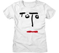 BOINAITS Toto Turn Back Album Playera 80's Pop Music Group Cover White S