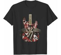 BOINAITS Van Halen Guitar Concert T Shirt Funny Cotton Retro 90s Black XXL