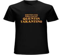 BOINAITS Written and Directed by Quentin Tarantino T-Shirt Unisexny Movies Top Shirt Black M