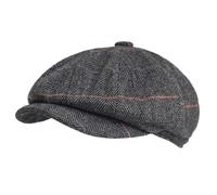 Boinas Hombre Gorra de Vendedor de periódicos de Espiga de Lana Gruesa y cálida for otoño e Invierno, Boina de Taxista for Hombre, Sombrero Octogonal(Gray)