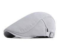 Boinas Sombreros Boina Para Hombre Sombrero De Sol Para Mujer Artista Sombrero De Boina De Pintor Malla Transpirable Gorra De Boina Hombre Mujer Ajustar Gorra Plana 55-60Cmajustable Gris Claro