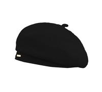 Boinas y boinas para hombre Nuevo Casual Versatile Solid Color Wool Knitted Boina Exterior Caliente Gorra Pintura Sombrero Mujer Barba Gorro, Negro , M