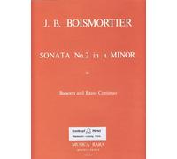 BOISMORTIER J.B. - Sonata nº 2 en La menor para Fagot y B.C. (Tyree)