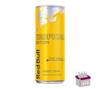 Boisson Énergisante Bull Tropical Edition - 12 x 25 cL