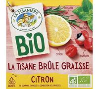 Boissons La TISANIERE - Té de hierbas La Tisanière quema grasa Limón Bio X20 30 g - 4 unidades - Se vende por paquete