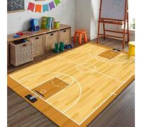 boiszeda Alfombras para Jugar al fútbol y al Baloncesto Felpudo Pista de Atletismo Campo de fútbol para niños Alfombra Decorativa para la Puerta del Dormitorio Chicos Adolescentes