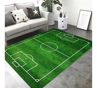 boiszeda Alfombras para Jugar al fútbol y al Baloncesto Felpudo Pista de Atletismo Campo de fútbol para niños Alfombra Decorativa para la Puerta del Dormitorio Chicos Adolescentes