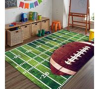 boiszeda Alfombras para Jugar al fútbol y al Baloncesto Felpudo Pista de Atletismo Campo de fútbol para niños Alfombra Decorativa para la Puerta del Dormitorio Chicos Adolescentes