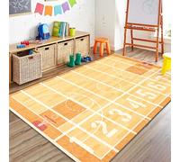 boiszeda Alfombras para Jugar al fútbol y al Baloncesto Felpudo Pista de Atletismo Campo de fútbol para niños Alfombra Decorativa para la Puerta del Dormitorio Chicos Adolescentes