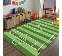 boiszeda Alfombras para Jugar al fútbol y al Baloncesto Felpudo Pista de Atletismo Campo de fútbol para niños Alfombra Decorativa para la Puerta del Dormitorio Chicos Adolescentes