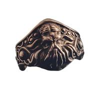 boiszeda Anillo Para Hombre Estilo Mitológico Antiguo Anillo Grabado Máscara Mística Símbolo De Moda Y Poder