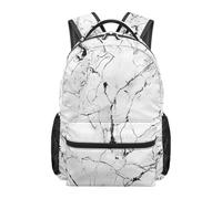 boiszeda Mochila con estampado de mármol gran capacidad mochila escolar estudiantes mochilas para portátil informal y estética ideal para la vuelta al cole los viajes y el día a día