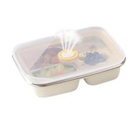 Boîte à déjeuner - Boîte à déjeuner anti-fuite, chauffe-plats électrique portable sans fil | Conteneurs de stockage des aliments | Pour préparer les repas Salade Fruits Voyage Camping Maternelle