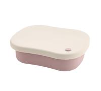 Boîte À Lunch Pour Adulte - Boîte À Repas En Silicone 3 Compartiments, Contenant Alimentaire Réutilisable Avec Couvercle, Anti-Fuite Et Compatible Micro-ondes | Lunch Box Pour & Adultes