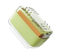 Boîte à Savon - 2 en 1 Accessoires DE Salle DE BAIN | Boîte Savon Murale Couvercle Égouttoir Drainage Rangement, Portable Pour Voyage, Camping & Hygiène