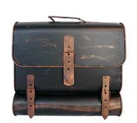 Boîte aux Lettres „Antique“ PIÈCE Unique, Travail Manuel, Sous la Forme d‘un cartable, Porte-journaux intégré, Couleur Cuivre