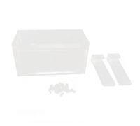 Boîte d’isolement pour l’élevage de poissons, couveuse d’Aquarium Transparente Avec côtés et couvercle en Maille, incubateur pour Aquarium destiné au frai de Petits poissons et (23 * 11 * 12CM)