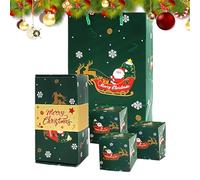 Boîte d'argent - Étui cadeau en espèces rebondissant les adultes, avec design festival créatif, boîtes de portefeuille pour la fête des vacances Noël, carton r