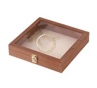 Boîte De Présentation Bijoux - Organizador Rangement Élégant, vitrina multi-tailles | Anti-poussière, Structure De Protection Du Boîtier, Boîte De Rangement De Bijoux Pour Bagues, Colliers, Boucl