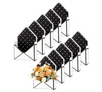 Boîte en Forme d’Enveloppe Saint-Valentin - Lot de 10 Pliables 23x8x3,5cm | Boîte Cadeau Romantique à Pois pour Fleurs et Petits Objets | Emballage Main pour Anniversaire Mariage Diplôme Fête