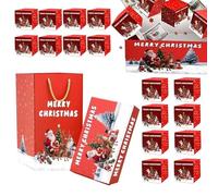 Boîte Explosive Cadeau Noël - Boîte à Argent Pliante | Coffret réutilisable pour cadeaux de Noël, enveloppes rouges, mariage, remise de diplôme | Idée cadeau originale pour adultes et événements