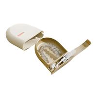 Boîtier à Gouttière avec Aérations - Étui pour Aligneur Invisible, Protège-Dents ou Appareil Dentaire | Boîte de Rangement Portable Grande Capacité pour Femmes et Hommes Adultes