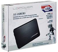 LC Power Caja externa LC-25BUB3 USB 3.0 S-ATA 2,5" Negro/Plata