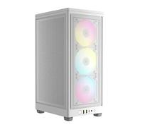 Corsair iCUE - Carcasa para PC 2000D RGB Airflow Mini-ITX - Factor de Forma Mini-ITX - Paneles de Malla de Acero - Soporte de GPU de Tres Ranuras - 3 Ventiladores AF120 RGB Slim incluidos -