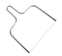 BOJ Lira en acero inoxidable - Ideal para cortar Quesos Frescos, Quesos Suaves, Patés, Tartas o Pasteles (21 cm)