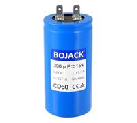 BOJACK 300 uf/MFD 250 VCA ± 15% 50/60 Hz CD60 Condensador de arranque redondo universal motor eléctrico piezas de repuesto